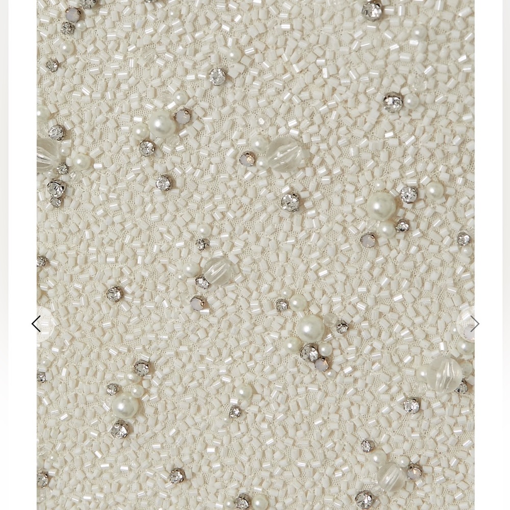 Clio Peppiatt Embellished Stretch Tulle Mini Dress - Picture 3 of 9